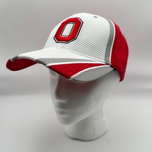 Ohio State Buckeyes Top Of The World Baseball Cap Mens One Fit Red White Fitted‎